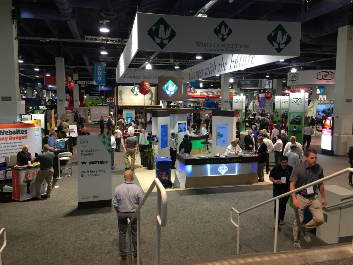 Overview of the Waste Expo in Las Vegas.